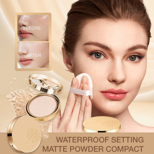 🔥Limited-Time Offer🔥Waterproof Setting Matte Powder Compact