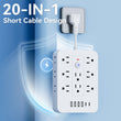 🔥Hot Sale Deals-20-in-1 Power Strip with Overload Protection