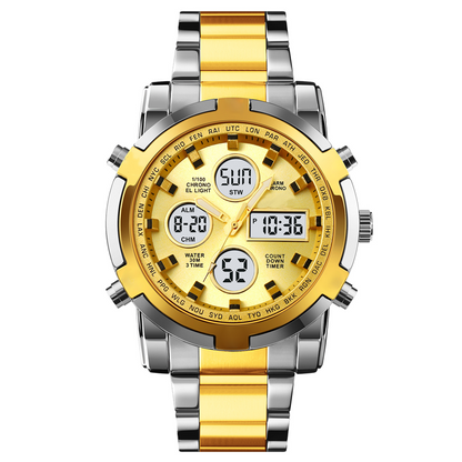⌚ 50% OFF NOW! 🪖 Men‘s Military Watch – Analog-Digital Display, Waterproof & Shock-Resistant 🛡️