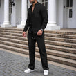 ⏳Time-Limited Special⏰Men’s Casual Waffle Shirt Pants 2-Piece Set