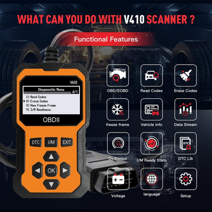 🥳2026 HOT SALE🥳💞50K+ SOLD!⚡🔌 50% OFF! Professional OBD2 Scanner – Plug & play, reads & clears codes, live data. Perfect for beginners & pros! 🚗✨