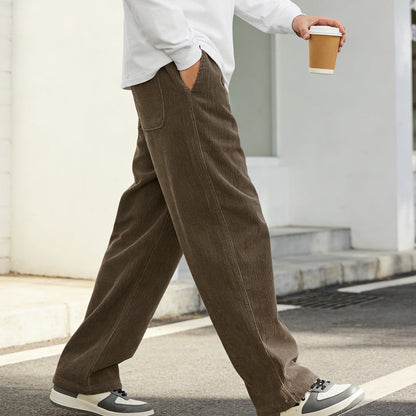 ✨🔥Men's Loose-Fit Drawstring Pants with Pockets