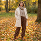 ☁️ Easy Everyday Comfort | Women's Wide-Leg Corduroy Drawstring Trousers