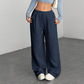 ☁️ Easy Everyday Comfort | Women's Wide-Leg Corduroy Drawstring Trousers
