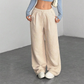 ☁️ Easy Everyday Comfort | Women's Wide-Leg Corduroy Drawstring Trousers