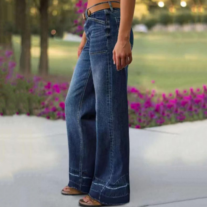 ⏰ 50% OFF NOW! 👖 Women's Retro Flare Jeans – Stretch Denim, Functional Pockets & Vintage High-Waist Fit 🌟