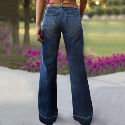⏰ 50% OFF NOW! 👖 Women's Retro Flare Jeans – Stretch Denim, Functional Pockets & Vintage High-Waist Fit 🌟