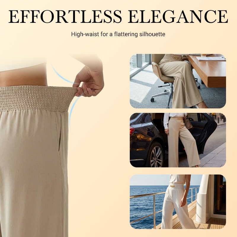 🔥Hot Sale 50% OFF🔥Women’s Stylish High-Waist Wide-Leg Pants