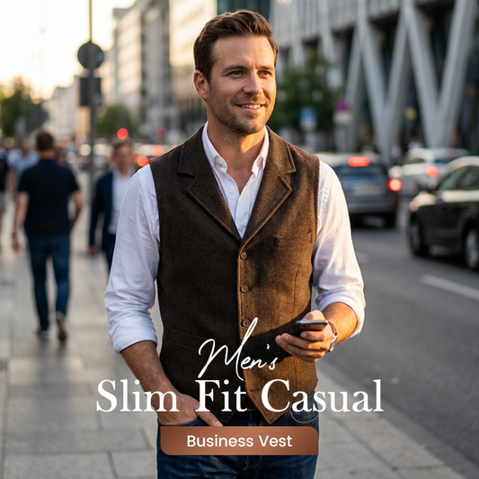 🔥Hot Sale Deals-Men's Slim Fit Casual Business Vest