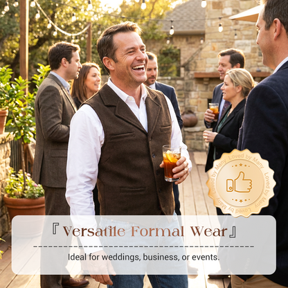 🔥Hot Sale Deals-Men's Slim Fit Casual Business Vest✈️Buy 2, Get Free Shipping
