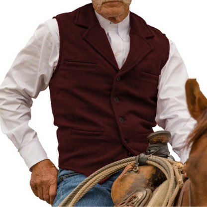 🔥Hot Sale Deals-Men's Slim Fit Casual Business Vest✈️Buy 2, Get Free Shipping