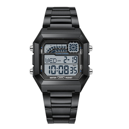 ⌚ 50% OFF! ⏱️ Unisex digital watch with square display – luminous display, 50M waterproof & lightweight durable strap 🌙
