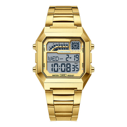⌚ 50% OFF! ⏱️ Unisex digital watch with square display – luminous display, 50M waterproof & lightweight durable strap 🌙