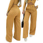 ✨🔥Women's High-Waist Wide-Leg Solid Color Trousers💞