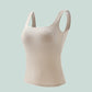 Women's Comfortable Backless Tank Top with Built-in Bra
