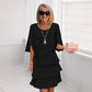 🎁 50% OFF! Women's Elegant Layered Ruffle Sleeve Dress – Effortless Style for Every Occasion 💃
