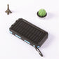 🔥10000mAh Portable Solar Power Bank, Solar Powered Charger with Dual LED Flashlights, Power Bank for Travel, Camping