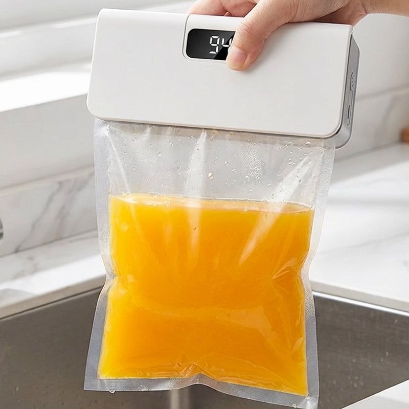 ⚡ 49% OFF! Rechargeable Bag Sealer – No batteries needed, USB-C charging. Magnetic back for fridge storage. 6 heat settings for any bag. Keeps food fresh longer. 🧊✨