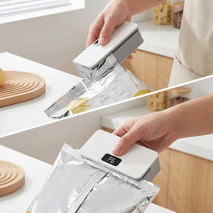 ⚡ 49% OFF! Rechargeable Bag Sealer – No batteries needed, USB-C charging. Magnetic back for fridge storage. 6 heat settings for any bag. Keeps food fresh longer. 🧊✨