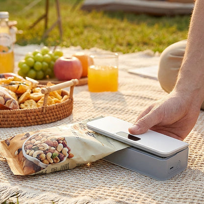 ⚡ 49% OFF! Rechargeable Bag Sealer – No batteries needed, USB-C charging. Magnetic back for fridge storage. 6 heat settings for any bag. Keeps food fresh longer. 🧊✨