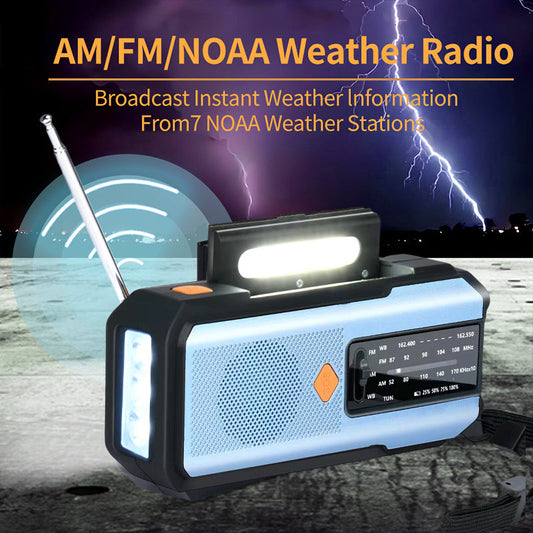 🔥50% OFF!📻Solar Hand-Crank Emergency Weather Radio✨