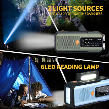 🔥50% OFF!📻Solar Hand-Crank Emergency Weather Radio✨