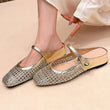 ⏳Limited-time 49% off⏰Women's Woven Square-Toe Mary Jane Mules