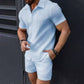 🔥2026 New Arrivals: 50% Off for a Limited Time!🔥Men's Shirt & Shorts Set