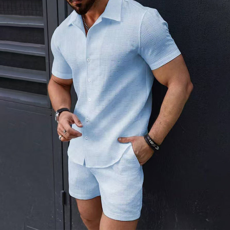🔥2026 New Arrivals: 50% Off for a Limited Time!🔥Men's Shirt & Shorts Set