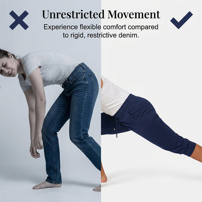 ⚡50% OFF⚡Drawstring Waist Cropped Sweatpants – Soft Polyester, Capri-Length & Side Pockets