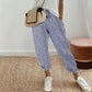 💕What should I wear tomorrow?💕Striped linen cotton trousers for women