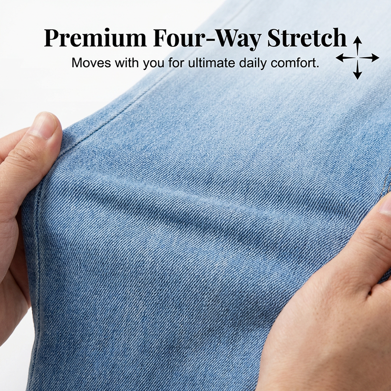 ⏳Time-Limited Special⏰Women's High-Waist Stretch Flare Jeans – Peach Lift, 4-Way Stretch & Leg-Lengthening Silhouette