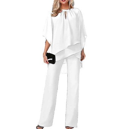⏳Time-Limited Special⏰Elegant Asymmetrical Two-Piece Pant Set