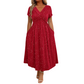 🌸HOT DEAL 50% OFF! Women’s V-Neck Dress – Chic, Elegant & Perfect for Any Occasion ✨