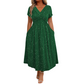 🌸HOT DEAL 50% OFF! Women’s V-Neck Dress – Chic, Elegant & Perfect for Any Occasion ✨