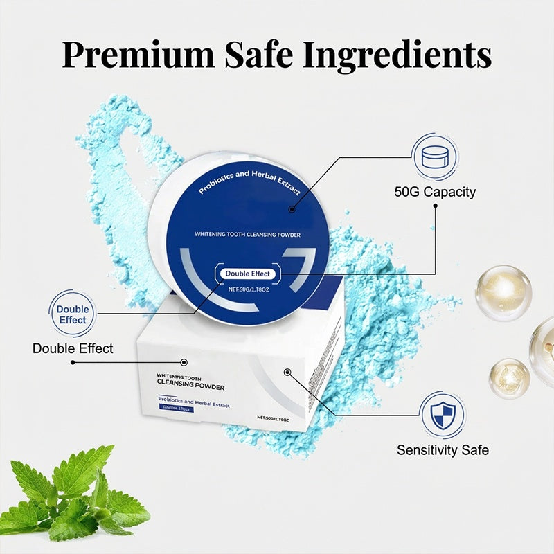 Probiotic Teeth Whitening Powder🎁 BUY 1, GET 1 FREE – LIMITED TIME!