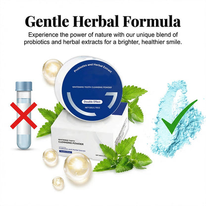 Probiotic Teeth Whitening Powder🎁 BUY 1, GET 1 FREE – LIMITED TIME!