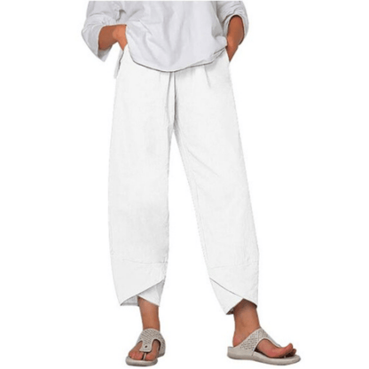 💎 -50% VINTAGE ASYMMETRICAL PANTS! 💎 Elastic Waist, Deep Pockets & Unique Cut – Casual Comfort Redefined