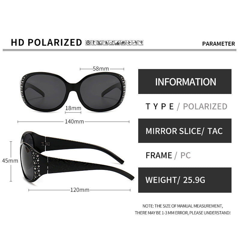 😎 Upgrade Your Look! Polarized Rhinestone Shades – Stylish, Sparkly & Protective