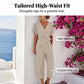 Elegant Solid Color Two-Piece Set
