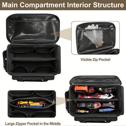 🔥HOT SALE 50% OFF✨14-Inch Heavy-Duty Canvas Tool Bag
