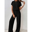 💖 Look Put-Together Instantly! Knit Top & Wide-Leg Pants Set – Minimal Effort, Max Style