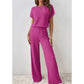 💖 Look Put-Together Instantly! Knit Top & Wide-Leg Pants Set – Minimal Effort, Max Style