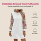 🔥Limited-time offer-Women's Floral Embroidered Mesh Sleeve Dress