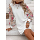 🔥Limited-time offer-Women's Floral Embroidered Mesh Sleeve Dress
