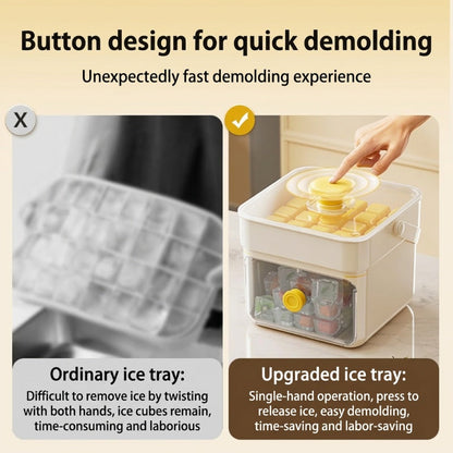 🔥HOT SALE 50%OFF🔥⏱️ Instant Ice Cubes in Seconds – Just Press & Release! 🧊✨