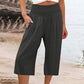 ⏰🔥LIMITED TIME 50% OFF! 👖 Women’s Lightweight Elastic Waist Crop Pants (S-3XL) – Comfortable, Flowy & Perfect for Casual Summer Outfits ✨🌿