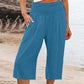 ⏰🔥LIMITED TIME 50% OFF! 👖 Women’s Lightweight Elastic Waist Crop Pants (S-3XL) – Comfortable, Flowy & Perfect for Casual Summer Outfits ✨🌿