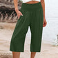 ⏰🔥LIMITED TIME 50% OFF! 👖 Women’s Lightweight Elastic Waist Crop Pants (S-3XL) – Comfortable, Flowy & Perfect for Casual Summer Outfits ✨🌿