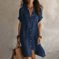 🌸Women's Short Sleeve Button-Down Shirt Dress – Your New Wardrobe Essential ✨
